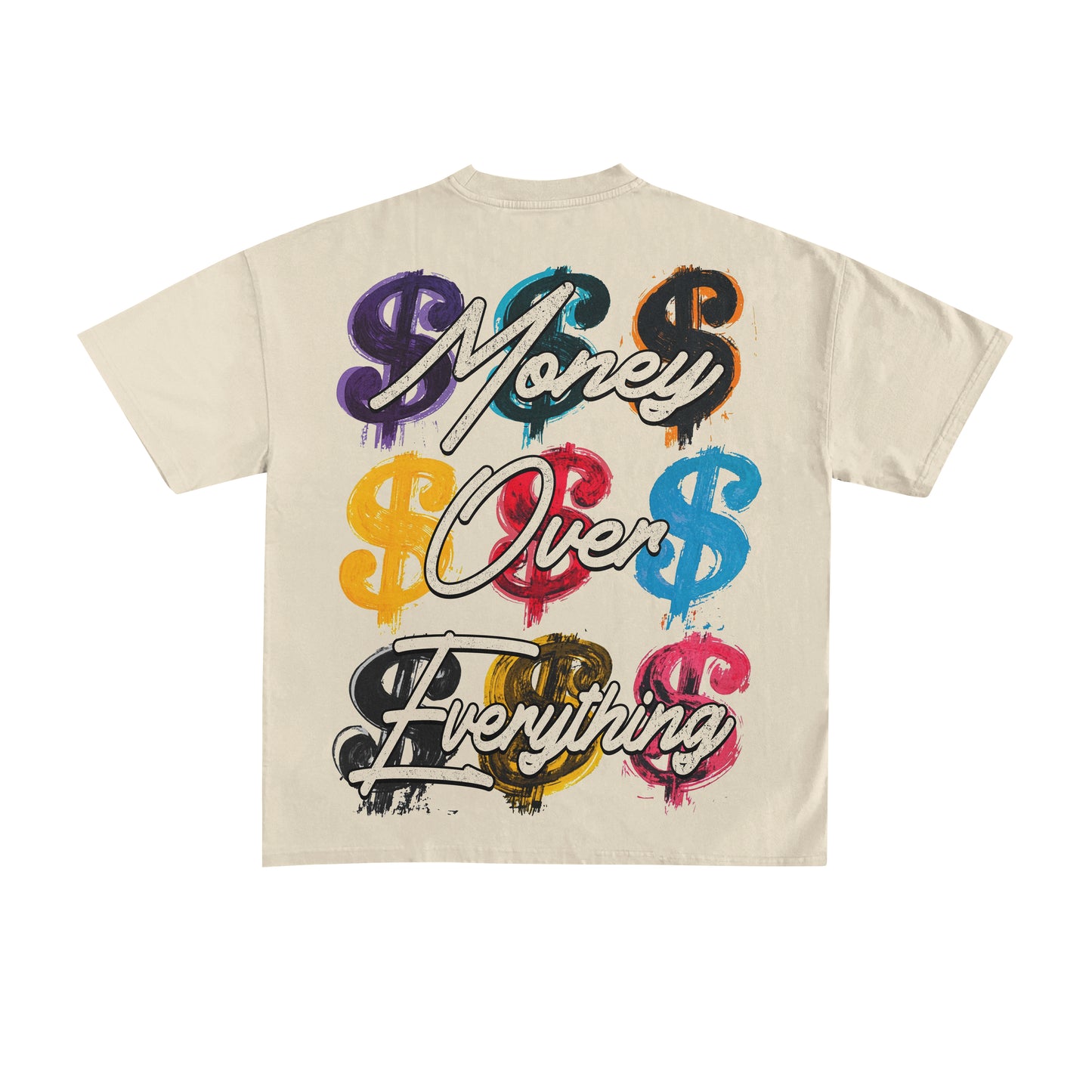 Billionaire Hustle Dollar Sign Grid T-Shirt