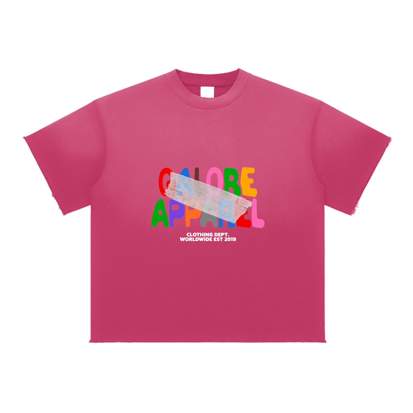 Sun Fade Raw Edge T-Shirt