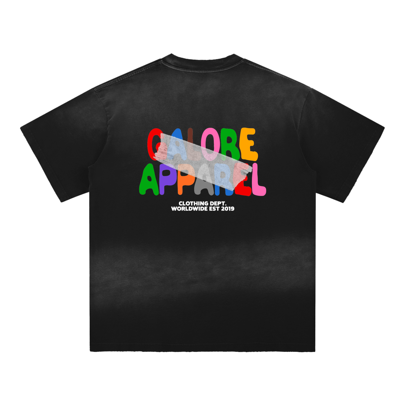 Sun Fade Hand-Frayed Cotton T-Shirt