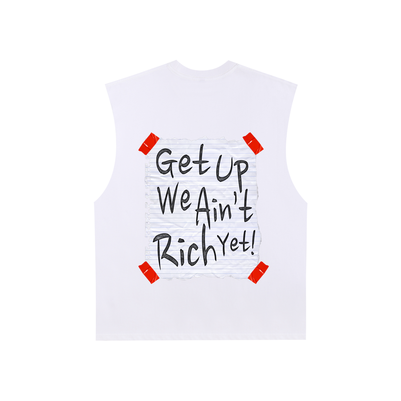 Vintage Washed Raw Edge Tank Top