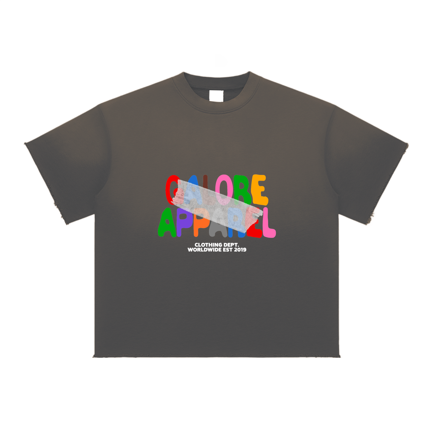 Sun Fade Raw Edge T-Shirt