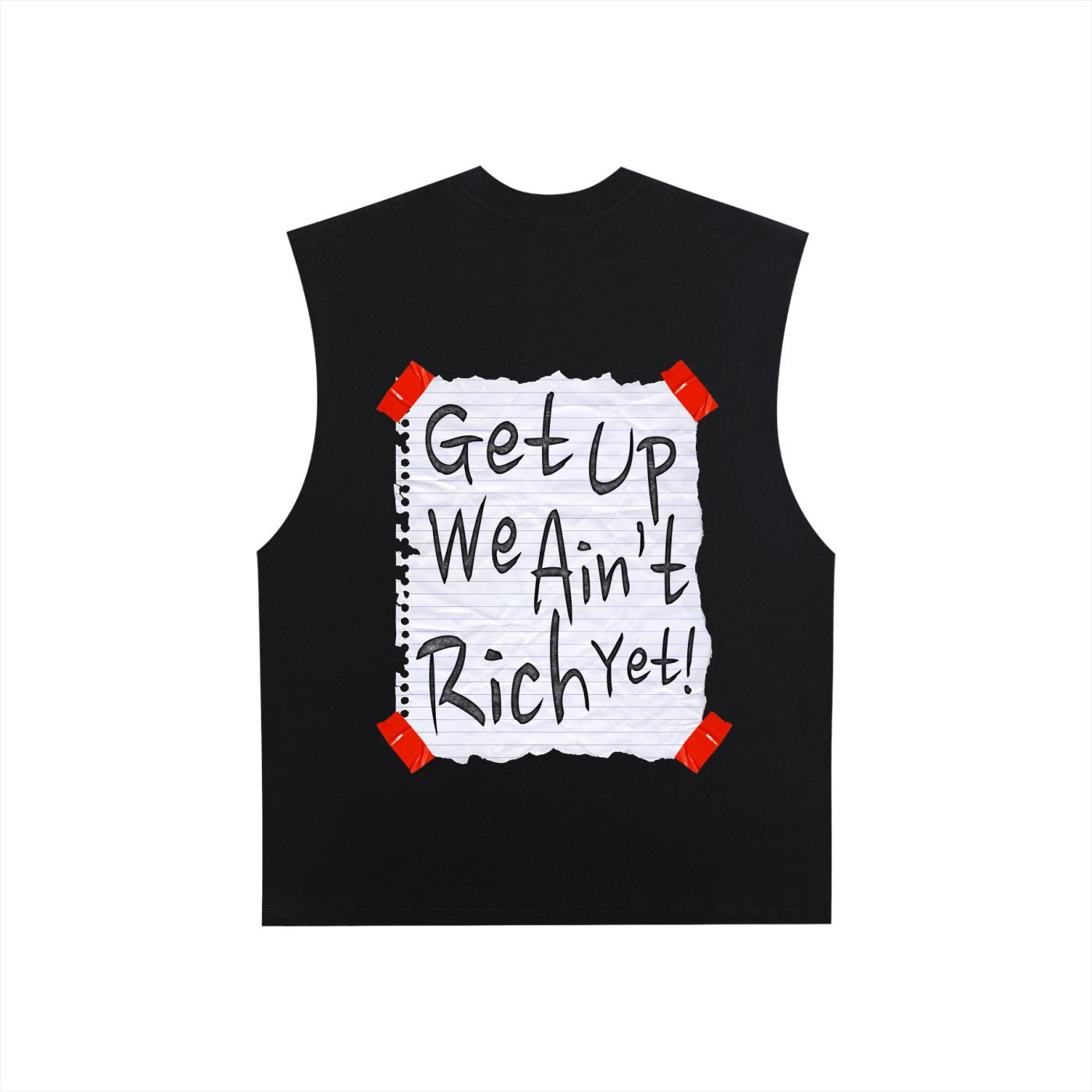 Vintage Washed Raw Edge Tank Top