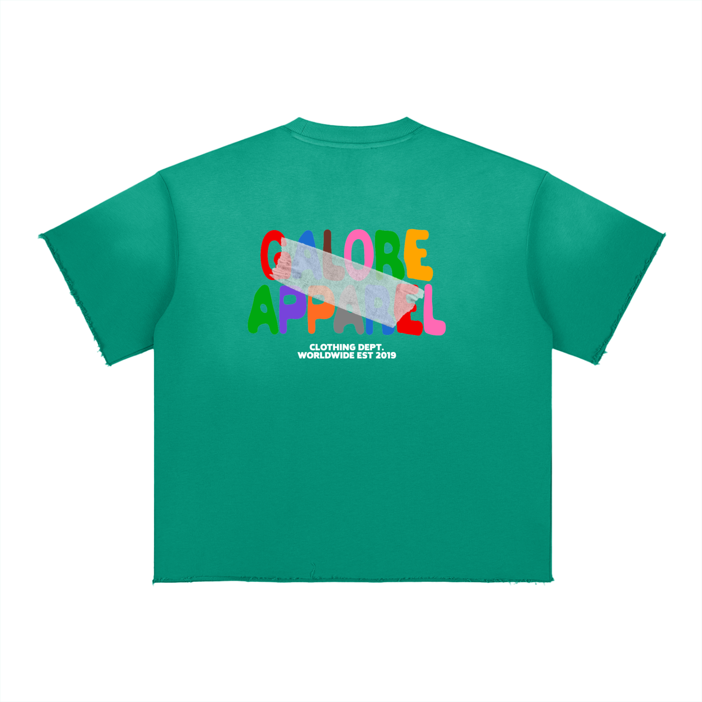 Sun Fade Raw Edge T-Shirt
