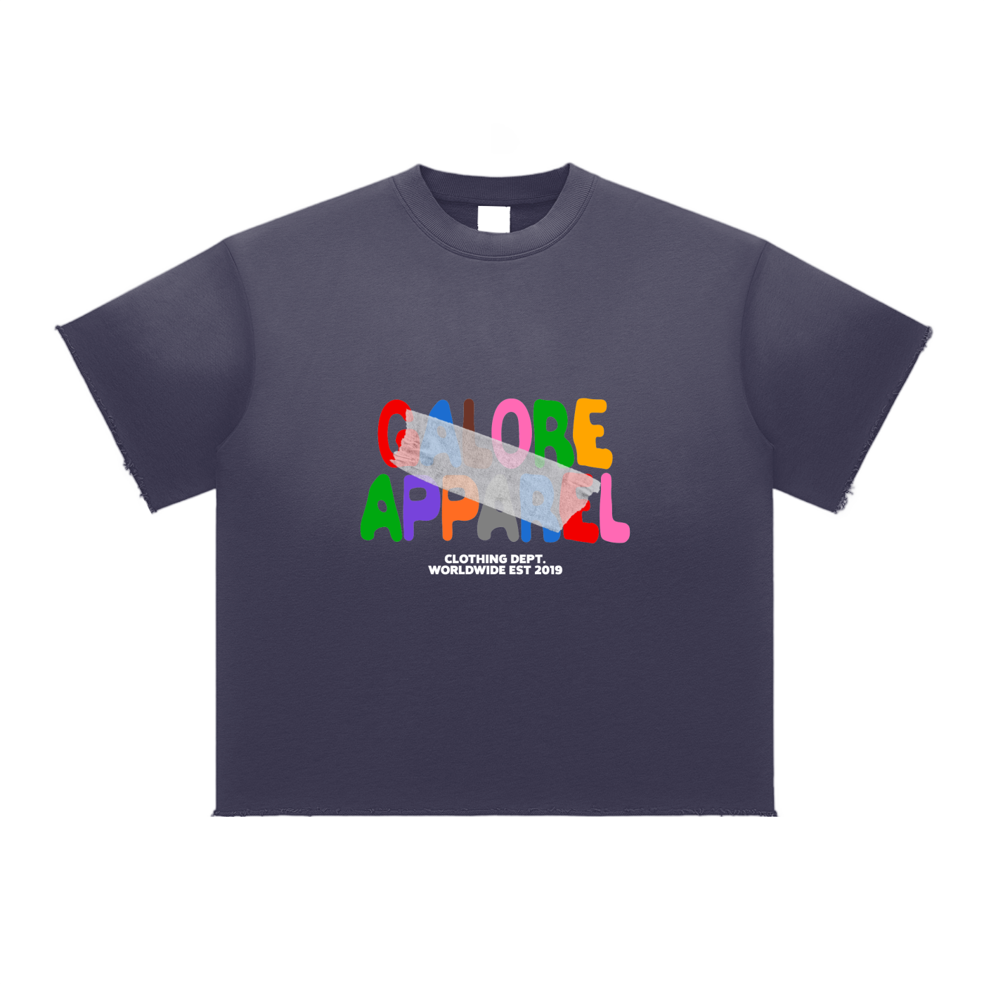 Sun Fade Raw Edge T-Shirt