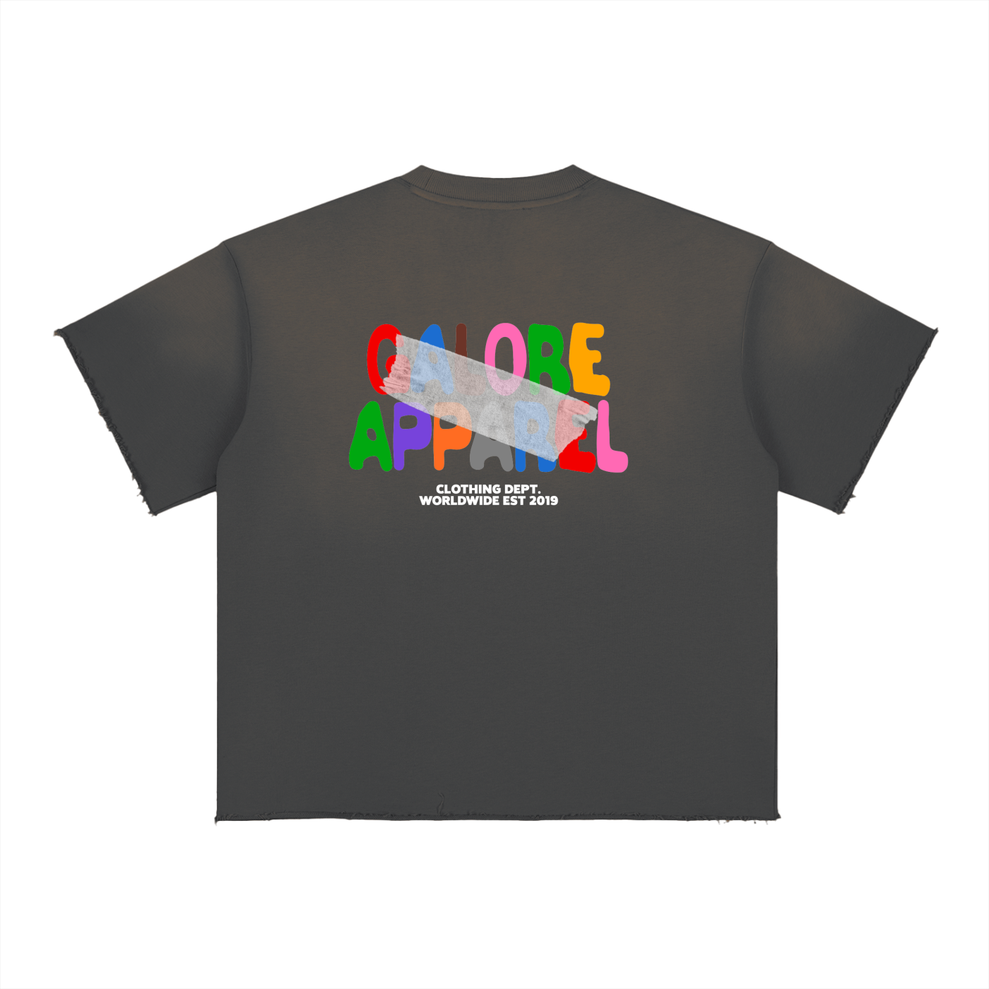 Sun Fade Raw Edge T-Shirt