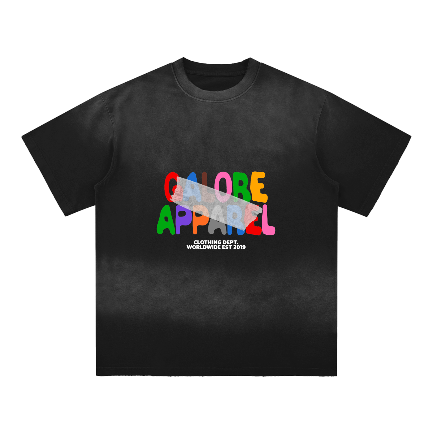 Sun Fade Hand-Frayed Cotton T-Shirt