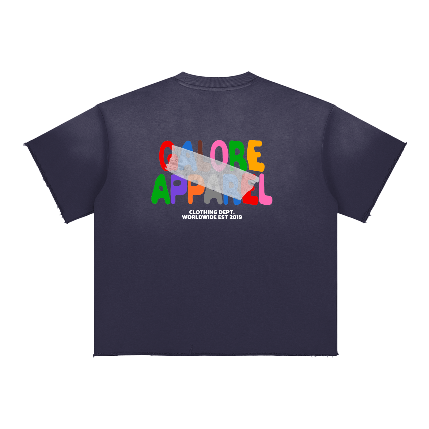 Sun Fade Raw Edge T-Shirt