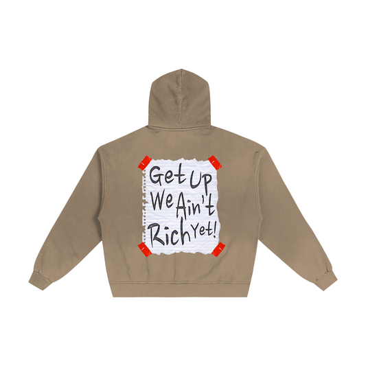 Hand-Frayed Sunfade Zip Hoodie